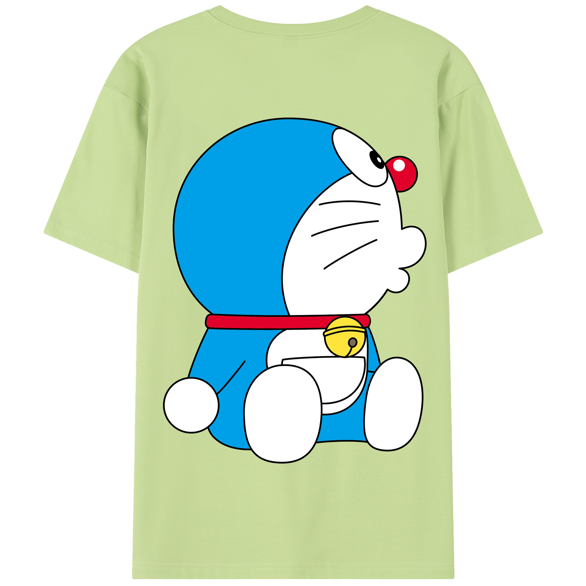 （画像用） ドラえもん Doraemon 綿100％半袖Tシャツ（背面プリント）